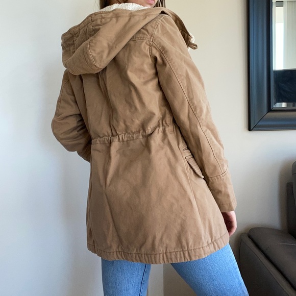 Tan Garage Parka Jacket - Picture 2 of 3